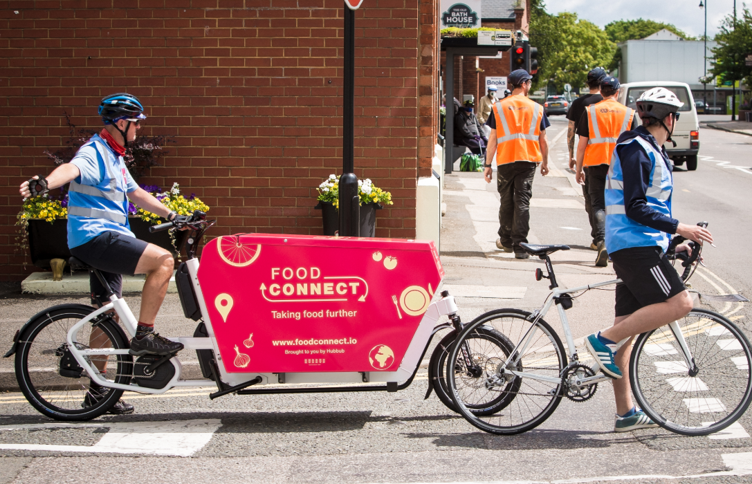 Food connect e-cargo bikes in Milton Keynes